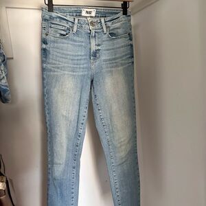 PAIGE Women's Light Wash Skinny Jeans 25